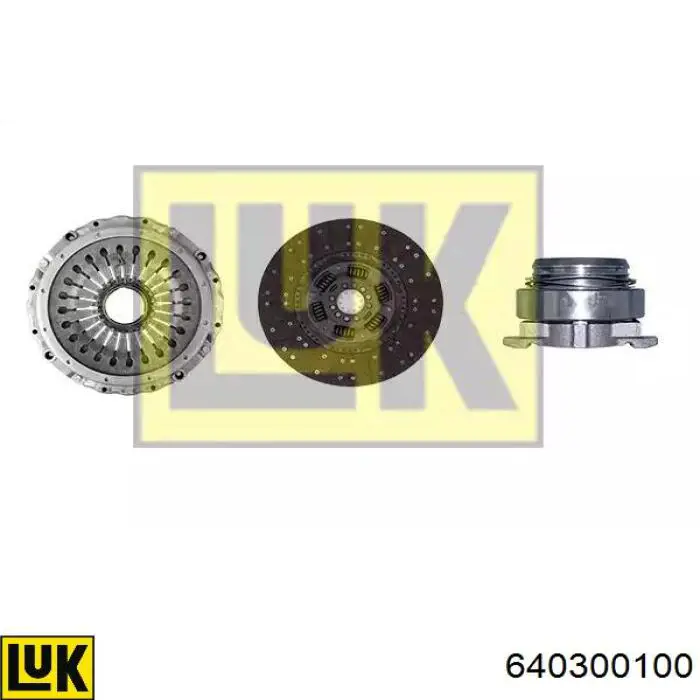 Zestaw sprzęgła (3 części) LUK 640300100 cena, od 810,05 USD