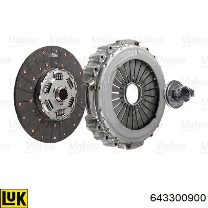 Zestaw sprzęgła (3 części) LUK 643300900 cena, od 904,38 USD