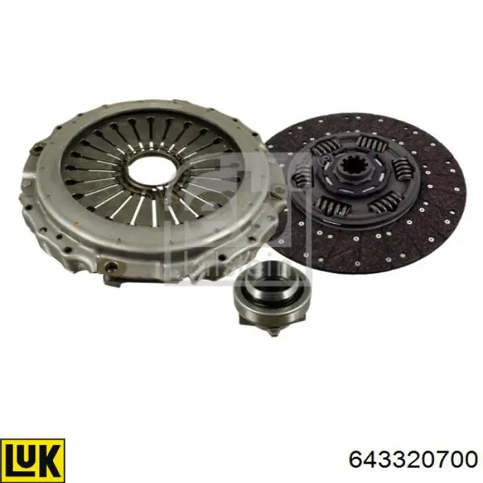 Zestaw sprzęgła (3 części) LUK 643320700 cena, od 757,39 USD