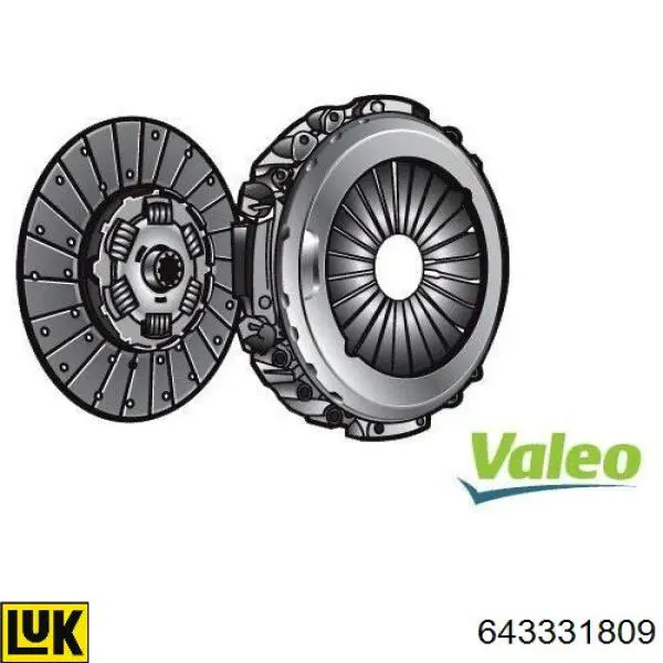 Zestaw sprzęgła (3 części) 7485013830 Renault (RVI)