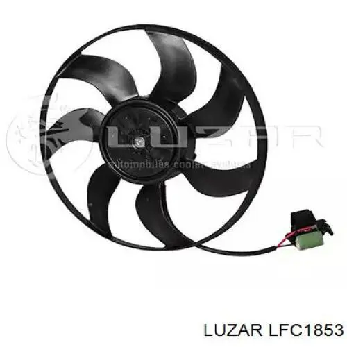 Wentylator elektryczny klimatyzacji kompletny (silnik+wirnik) LFC1853 Luzar