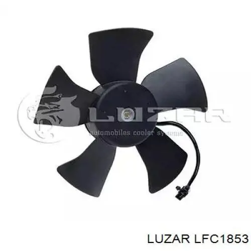 Wentylator elektryczny klimatyzacji kompletny (silnik+wirnik) LFC1853 Luzar