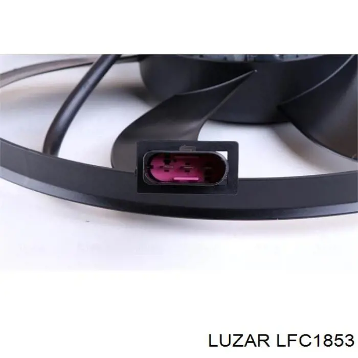 Do koszyka LFC1853 Luzar Wentylator elektryczny klimatyzacji kompletny (silnik+wirnik)