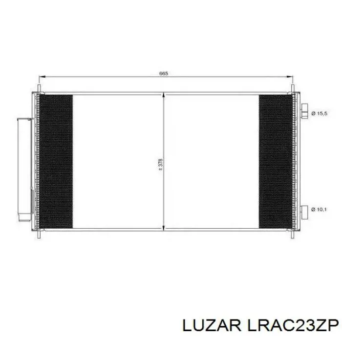 LRAC23ZP Luzar chłodnica klimatyzacji