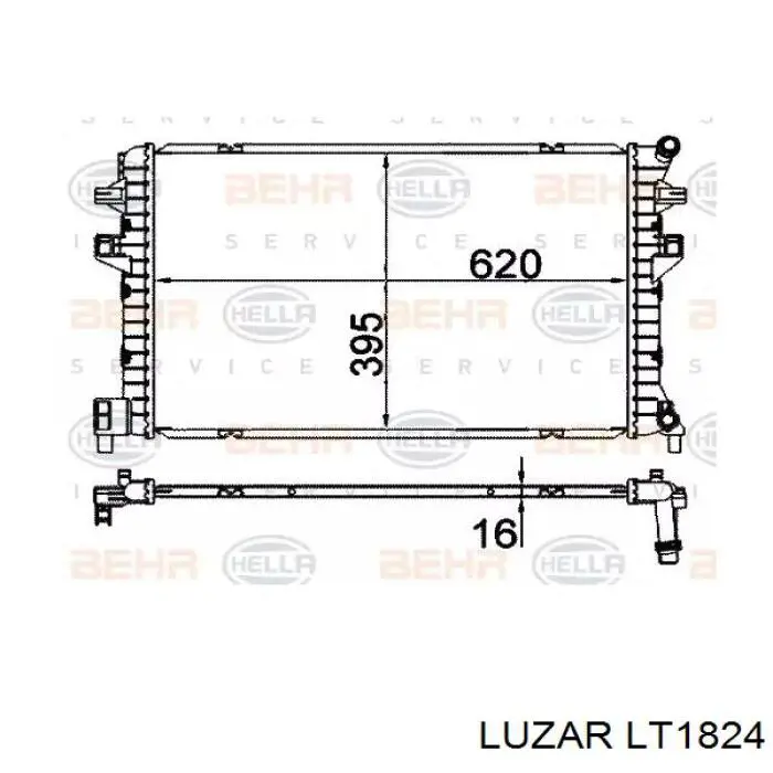 LT1824 Luzar termostat