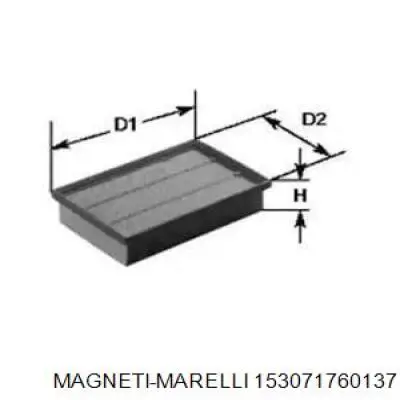Do koszyka 153071760137 Magneti Marelli Filtr powietrza