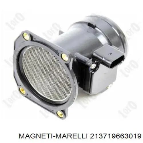 Do koszyka 213719663019 Magneti Marelli Czujnik przepływu powietrza, przepływomierz powietrza M.A.F.