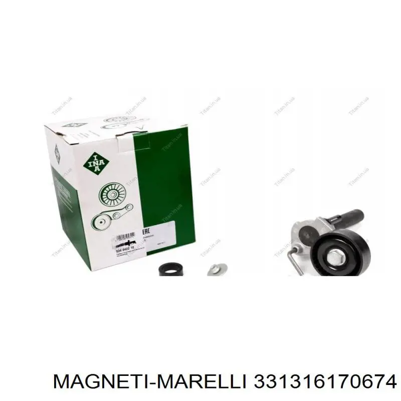 Do koszyka 331316170674 Magneti Marelli Rolka napinacza paska napędowego