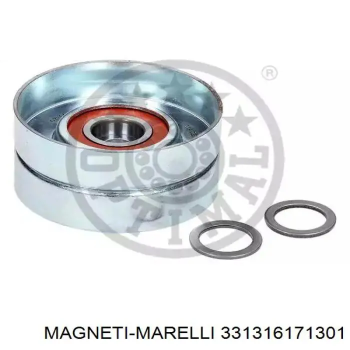 Do koszyka 331316171301 Magneti Marelli Rolka napinacza paska napędowego