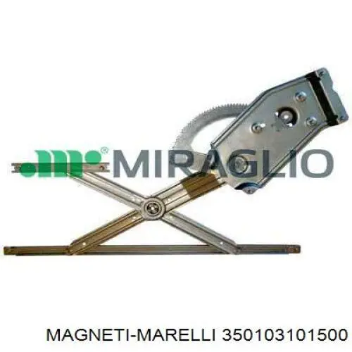 Do koszyka 350103101500 Magneti Marelli Mechanizm podnoszenia szyby drzwi przednich lewych