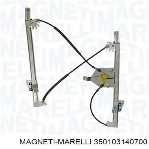 Mechanizm podnoszenia szyby drzwi przednich lewych 2334PSG1 Polcar