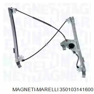 9804388180 Peugeot/Citroen Mechanizm podnoszenia szyby drzwi przednich prawych