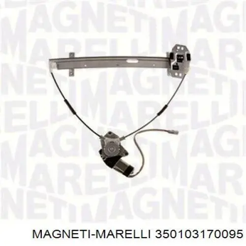 Mechanizm podnoszenia szyby drzwi przednich lewych Magneti Marelli 350103170095 cena, od 40,91 USD