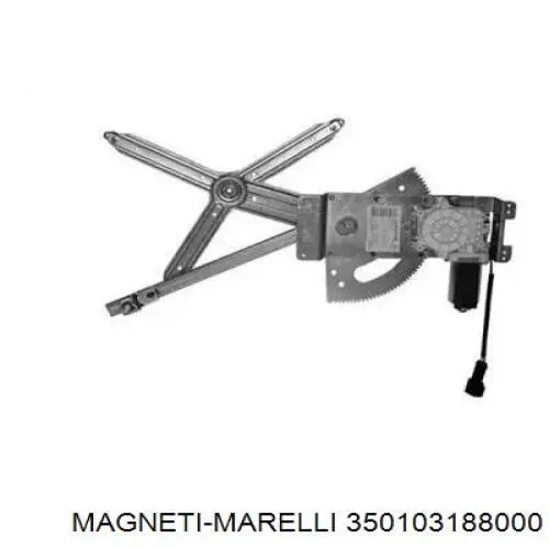 Mechanizm podnoszenia szyby drzwi przednich prawych AC188 Magneti Marelli
