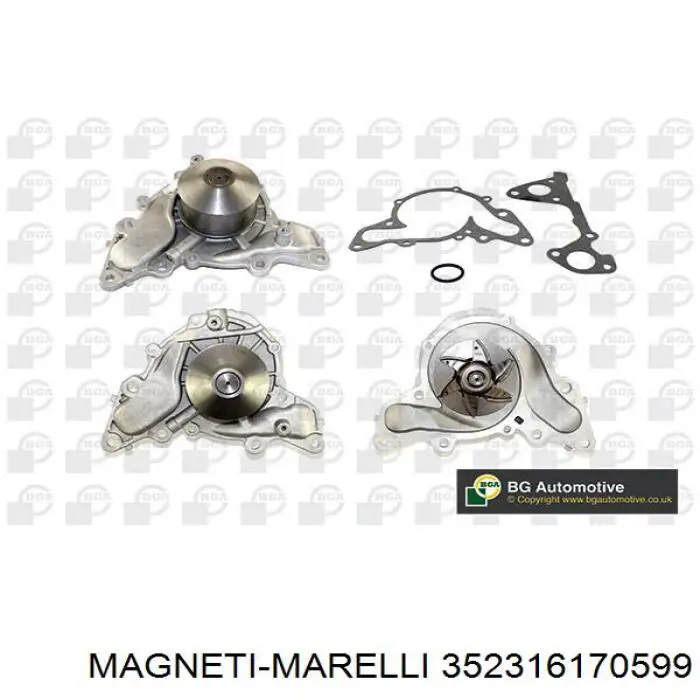 Do koszyka 352316170599 Magneti Marelli Pompa chłodząca wodna