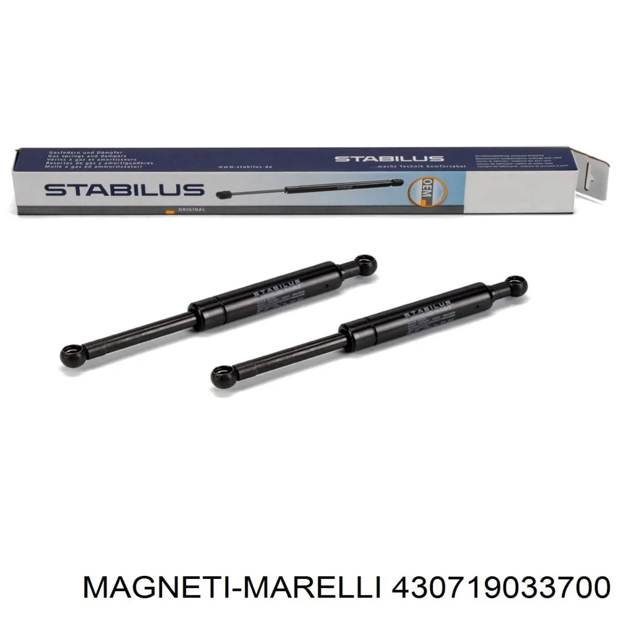 430719033700 Magneti Marelli Amortyzator klapy bagażnika (3/5 drzwi-tylnych)