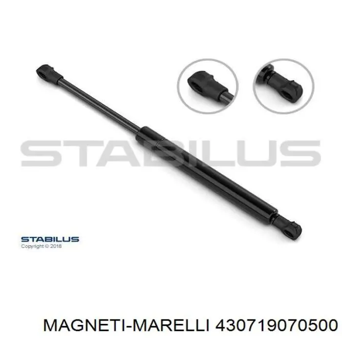 Amortyzator klapy bagażnika (3/5 drzwi-tylnych) Magneti Marelli 430719070500 cena, od 16,05 USD