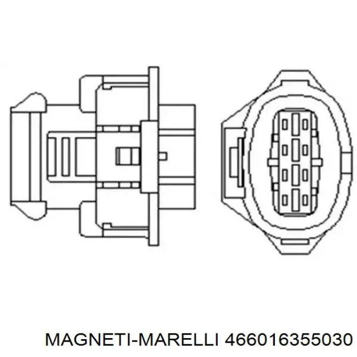 0855554 General Motors sonda lambda czujnik tlenu po katalizatorze