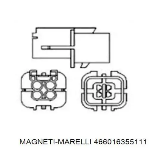 466016355111 Magneti Marelli Sonda lambda, czujnik tlenu