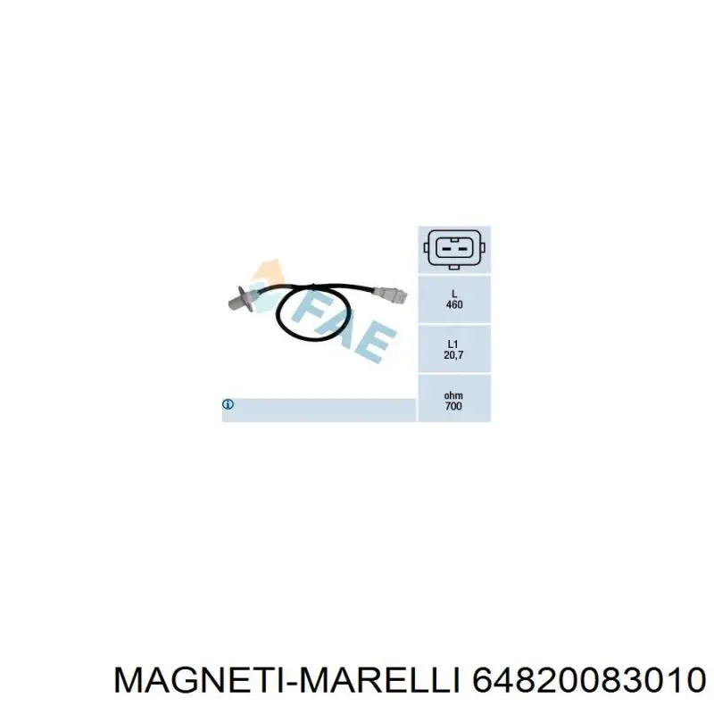Do koszyka 64820083010 Magneti Marelli Cewka zapłonowa