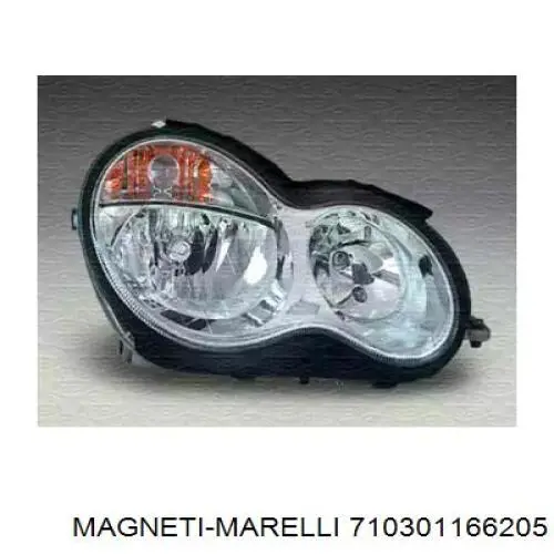 Do koszyka 710301166205 Magneti Marelli Reflektor lewy