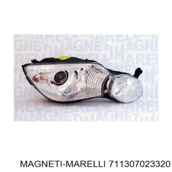 Do koszyka 711307023421 Magneti Marelli Reflektor lewy
