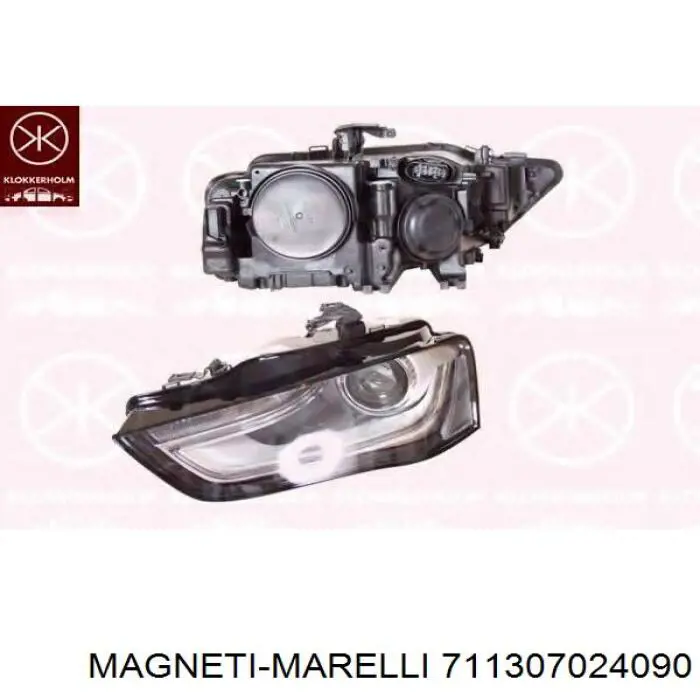 Reflektor lewy Magneti Marelli 711307024090 cena, od 431,45 USD