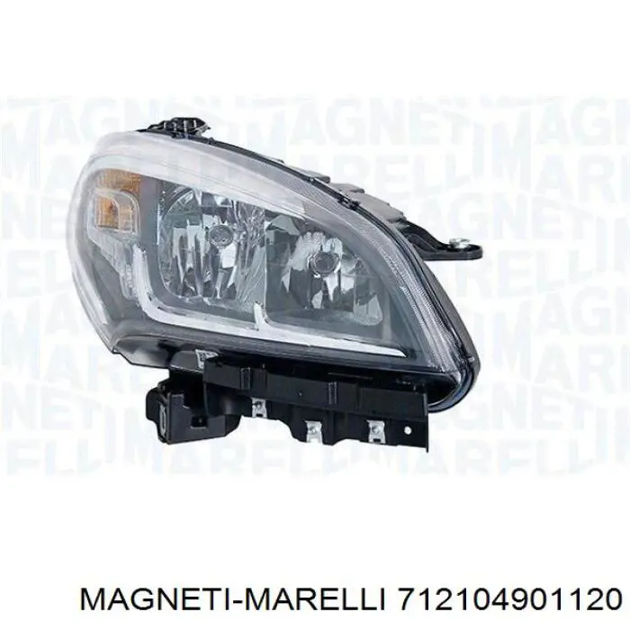 Reflektor prawy 52109256 Fiat/Alfa/Lancia