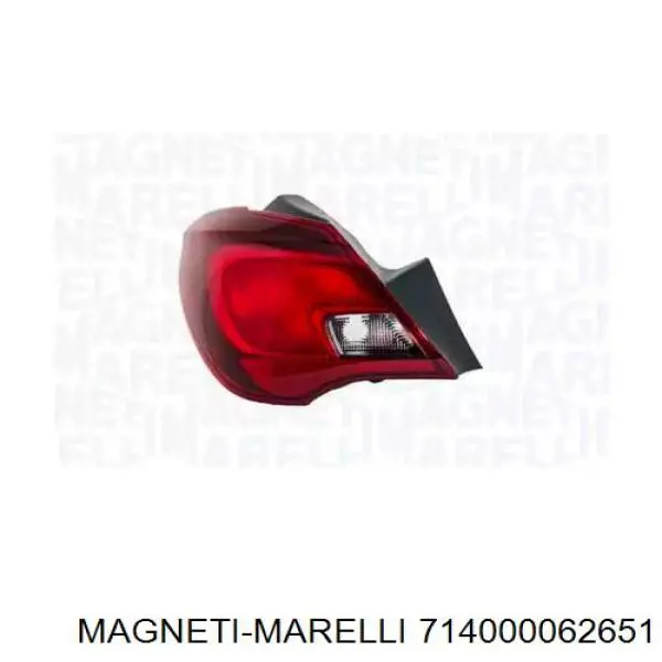 Do koszyka 1222566 Opel Lampa zespolona tylna prawa zewnętrzna