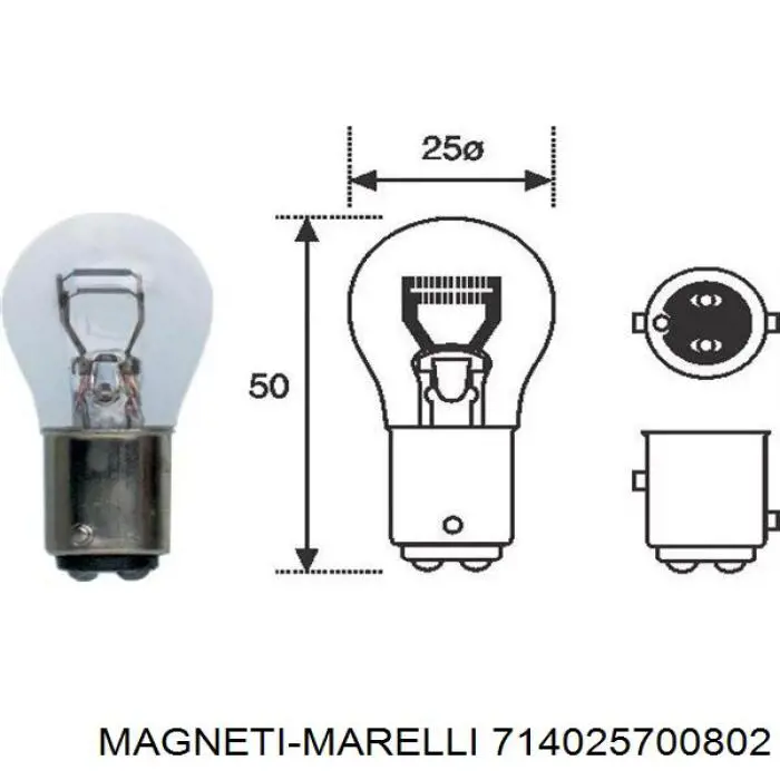 Lampa zespolona tylna prawa LLE961 Magneti Marelli