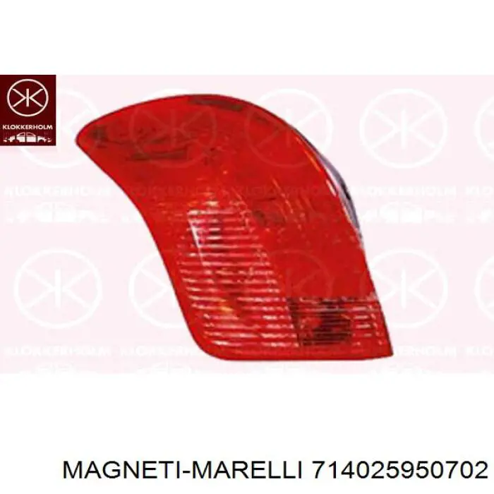 Do koszyka 714025950702 Magneti Marelli Lampa zespolona tylna lewa