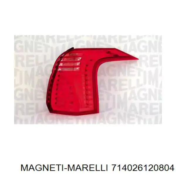 Lampa zespolona tylna prawa Magneti Marelli 714026120804 cena, od 280,92 USD