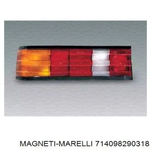 Lampa zespolona tylna prawa Mercedes C 190 sedana (W201) (1982 - 1993) cena, od 281,33 USD