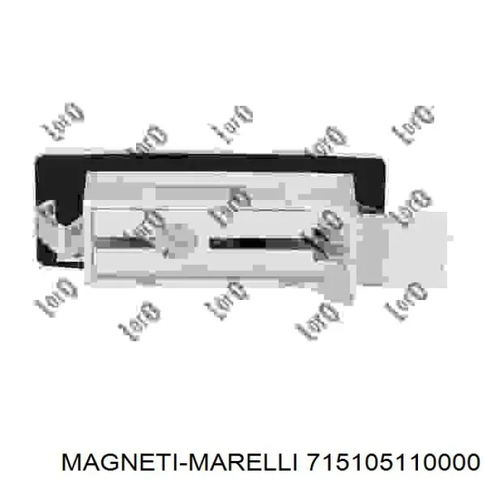 Do koszyka LLI770 Magneti Marelli Lampa oświetlenia tylnej tablicy rejestracyjnej