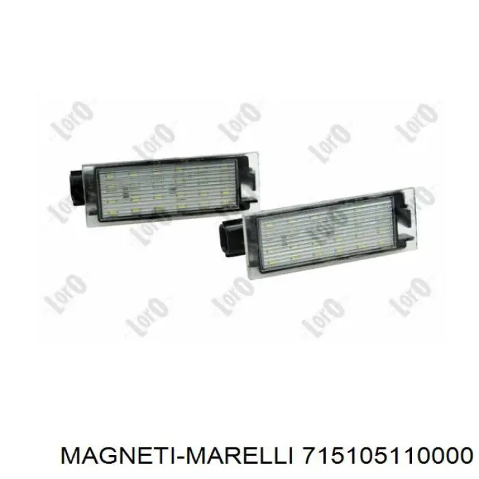 Lampa oświetlenia tylnej tablicy rejestracyjnej LLI770 Magneti Marelli