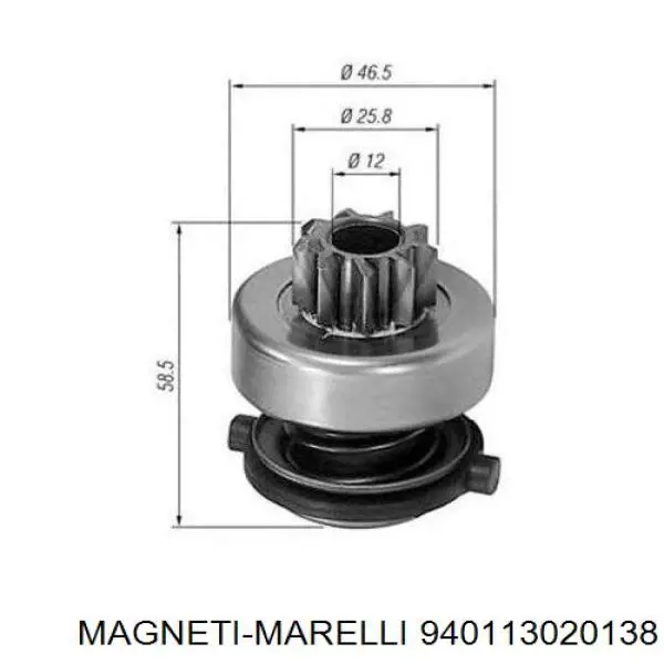 940113020138 Magneti Marelli Bendiks rozrusznika
