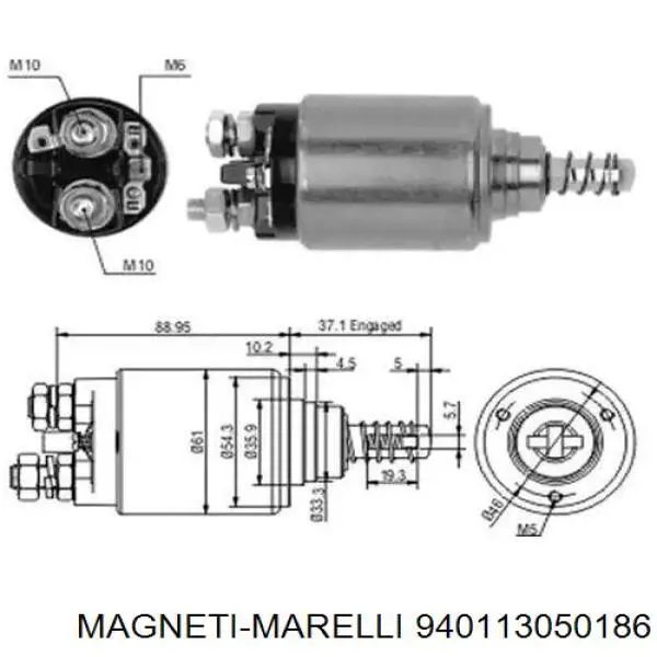 940113050186 Magneti Marelli Elektromagnes rozrusznika