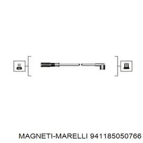 Zestaw przewodów wysokiego napięcia Magneti Marelli 941185050766 cena, od 31,14 USD