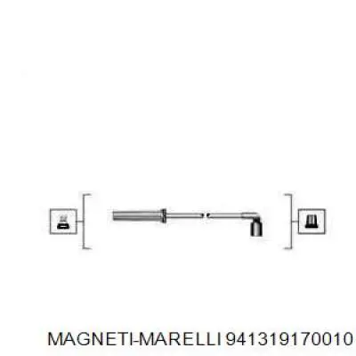 Do koszyka 941319170010 Magneti Marelli Zestaw przewodów wysokiego napięcia