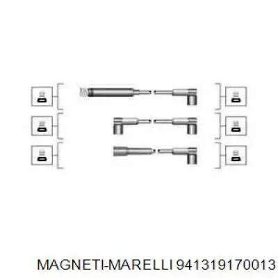 Zestaw przewodów wysokiego napięcia Magneti Marelli 941319170013 cena, od 27,80 USD