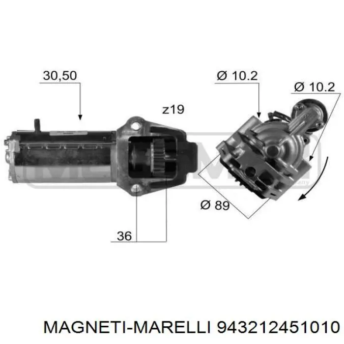 943212451010 Magneti Marelli rozrusznik