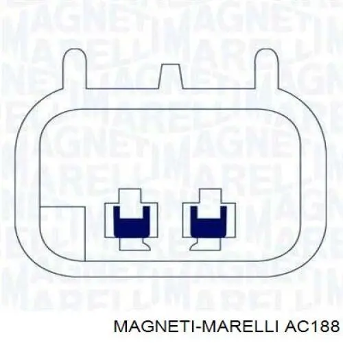 Do koszyka AC188 Magneti Marelli Mechanizm podnoszenia szyby drzwi przednich prawych