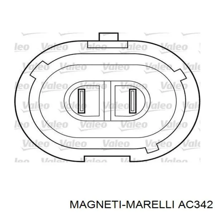 Mechanizm podnoszenia szyby drzwi przednich prawych AC342 Magneti Marelli