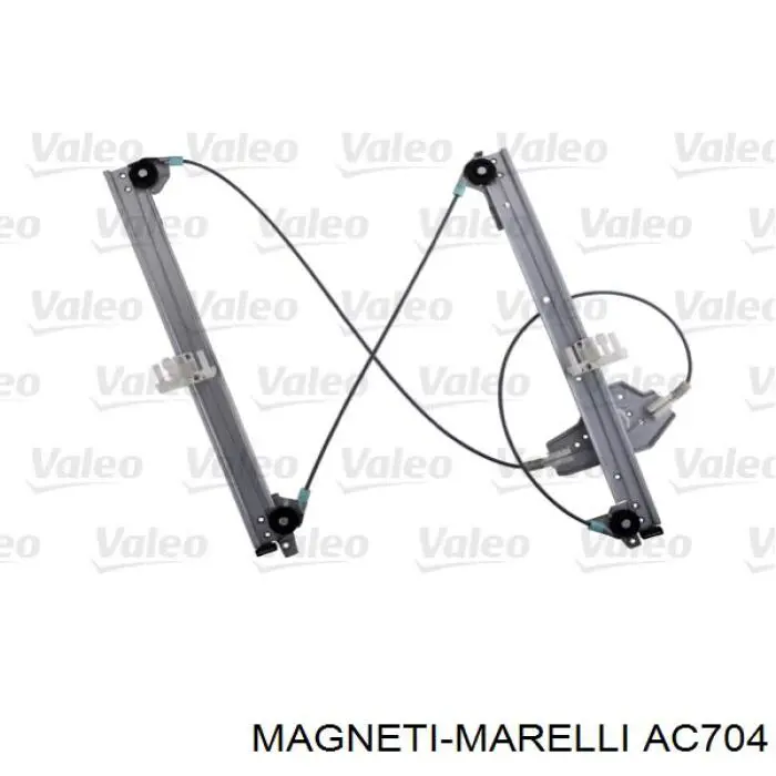 Mechanizm podnoszenia szyby drzwi przednich prawych AC704 Magneti Marelli