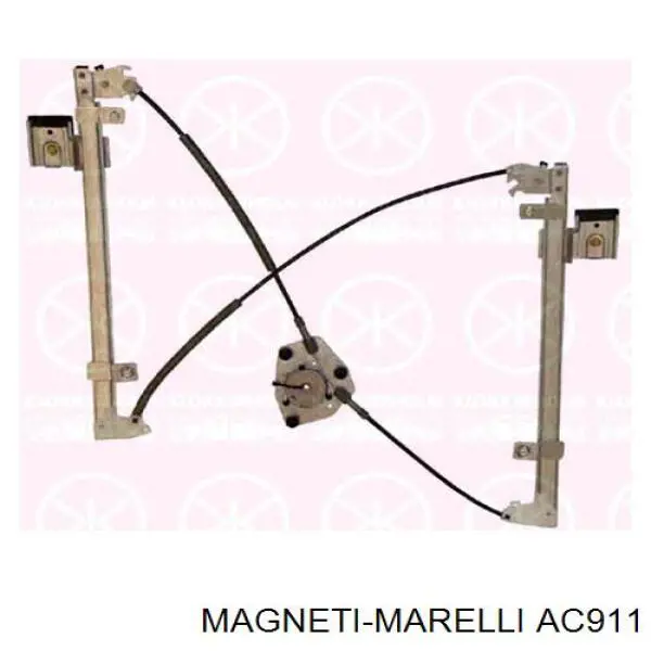 Do koszyka AC911 Magneti Marelli Mechanizm podnoszenia szyby drzwi przednich lewych