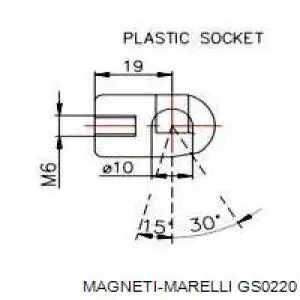 Do koszyka GS0220 Magneti Marelli Amortyzator klapy bagażnika (3/5 drzwi-tylnych)