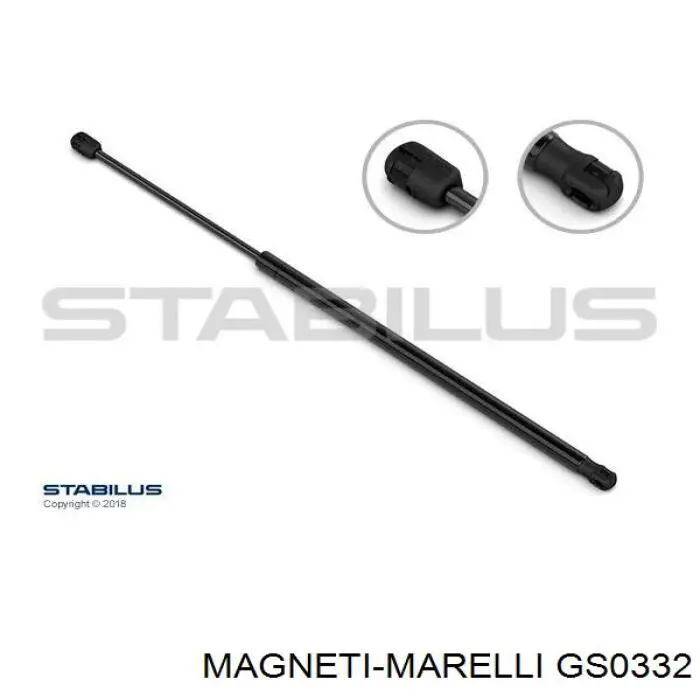 GS0332 Magneti Marelli Amortyzator klapy bagażnika (3/5 drzwi-tylnych)