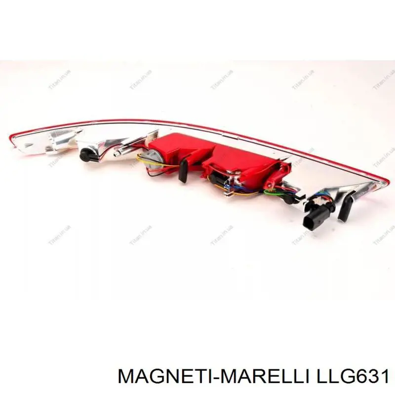Lampa zespolona zderzaka tylnego prawa LLG631 Magneti Marelli
