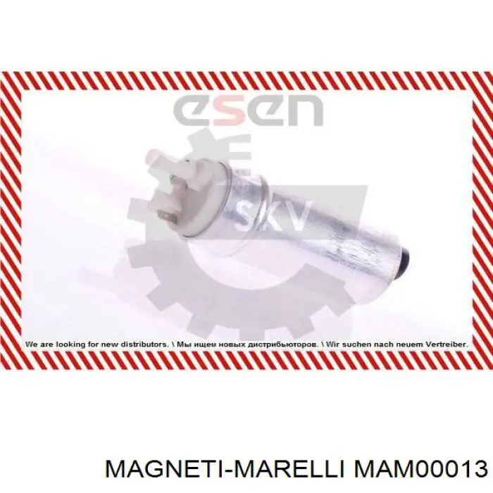 Moduł pompy paliwowej z czujnikiem poziomu paliwa MAM00013 Magneti Marelli