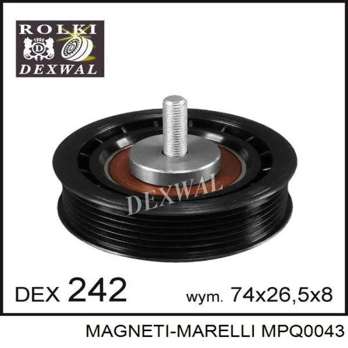 Rolka napinacza paska napędowego MPQ0043 Magneti Marelli